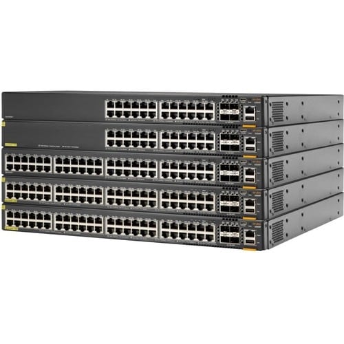 HPE CX 6200 48 Ports Manageable Ethernet Switch - 10 Gigabit Ethernet, Gigabit Ethernet, 5 Gigabit Ethernet - 10/100/1000B