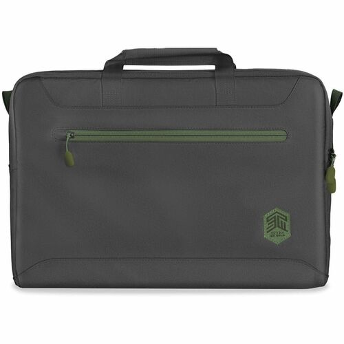 STM Goods Eco Carrying Case (Briefcase) for 38.1 cm (15") to 40.6 cm (16") Notebook - Black - 300D Polyester Body - Trolle