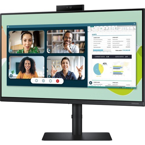 Samsung S24A400VEU 24" Class Webcam Full HD Gaming LCD Monitor - 16:9 - Black - 61 cm (24") Viewable - In-plane Switching 