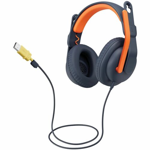 Logitech Zone Learn, EDU, WW, Classic Blue, On-Ear, USB-C