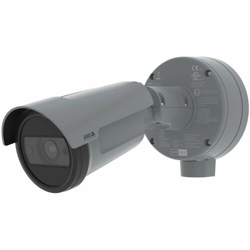 AXIS P1468-XLE Outdoor 4K Network Camera - Colour - Bullet - Black - TAA Compliant - 40 m Infrared Night Vision - Zipstrea