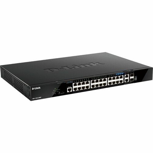 D-Link DGS-1520 DGS-1520-28MP 26 Ports Manageable Layer 3 Switch - Gigabit Ethernet, 2.5 Gigabit Ethernet, 10 Gigabit Ethe
