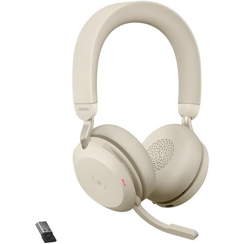 JABRA EVOLVE2 75 HEADSET  USB-A LINK380A MS STEREO BEIGE