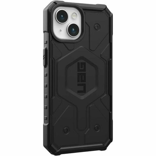 Urban Armor Gear Pathfinder Rugged Case for Apple iPhone 15 Smartphone - Hex Pattern - Black - Drop Resistant, Impact Resi