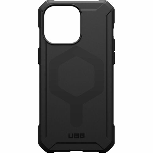 Urban Armor Gear Essential Armor Rugged Case for Apple iPhone 15 Pro Max Smartphone - Black - Drop Resistant, Impact Resis
