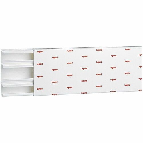 Legrand Cable Organizer - White - Strip - 3 m Length - Plastic, Polyvinyl Chloride (PVC)