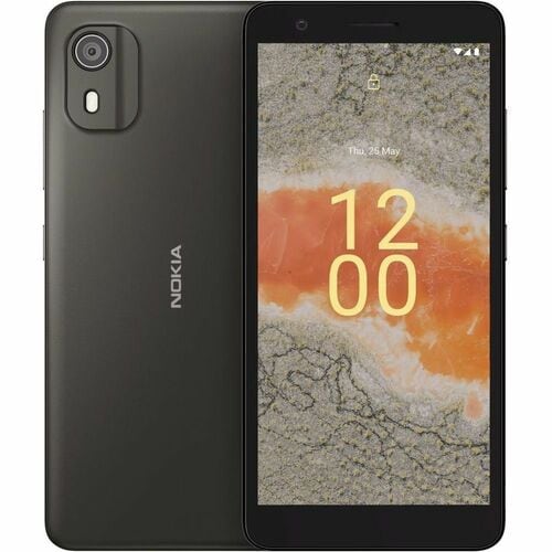 Nokia C02 32 GB Smartphone - 5.4" LCD FWVGA+ 720 x 1440 - Quad-core (4 Core) 1.40 GHz - 2 GB RAM - Android 12 (Go Edition)