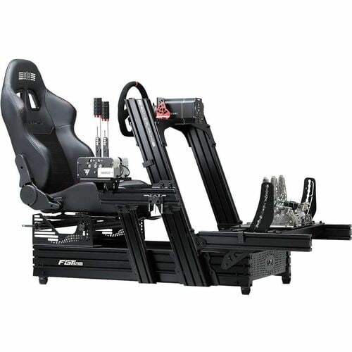 Next Level Racing F-GT Elite 160 Front & Side Mount Edition - For Gaming - Aluminum, Carbon Steel