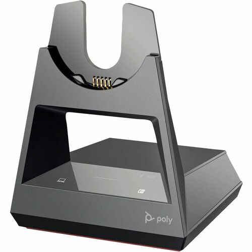 Poly Kabel/Kabellos Cradle für Headset - Bluetooth - USB Typ-A - Schwarz