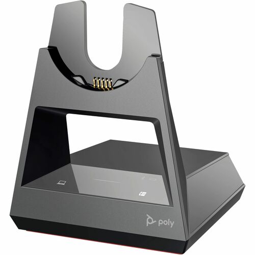 Poly Voyager Kabellos Cradle für Bluetooth-Headset - Ladefunktion - Synchronisierfähigkeit - Bluetooth - USB-Typ C, USB Ty