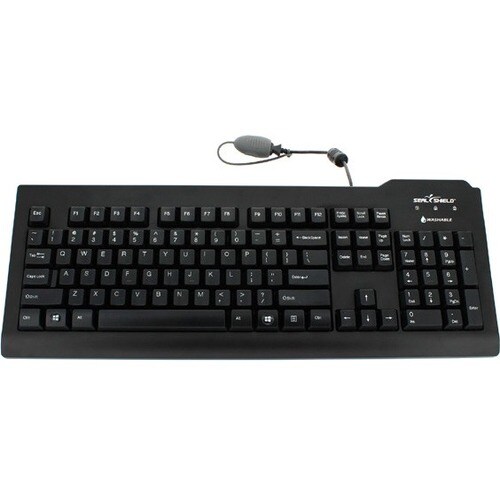 Seal Shield Silver Seal Keyboard Long Cable - Cable Connectivity - USB Interface - English (US) - Computer - Membrane Keys