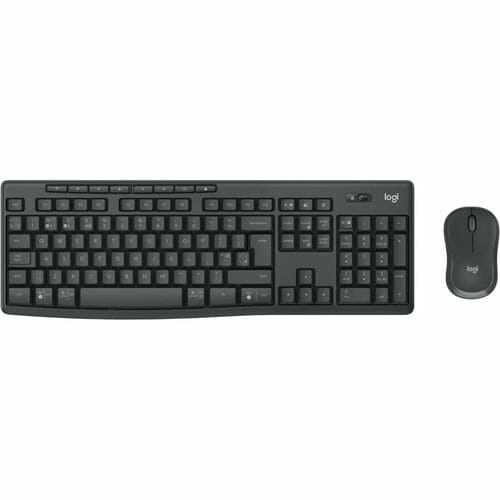 Logitech MK370 Keyboard & Mouse - QWERTY - English (UK) - USB Type A Plunger/Membrane Wireless Bluetooth/RF Keyboard - 112