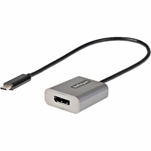 StarTech.com USB C to DisplayPort Adapter, 8K/4K 60Hz USB-C to DisplayPort 1.4 Adapter, DSC, USB Type-C to DP Video Conver