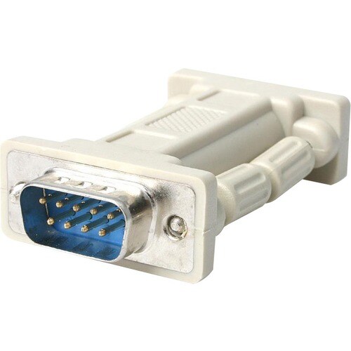 StarTech.com DB9 RS232 Serial Null Modem Adapter - M/F - 1 x 9-pin DB-9 RS-232 Serial Male - 1 x 9-pin DB-9 RS-232 Serial 