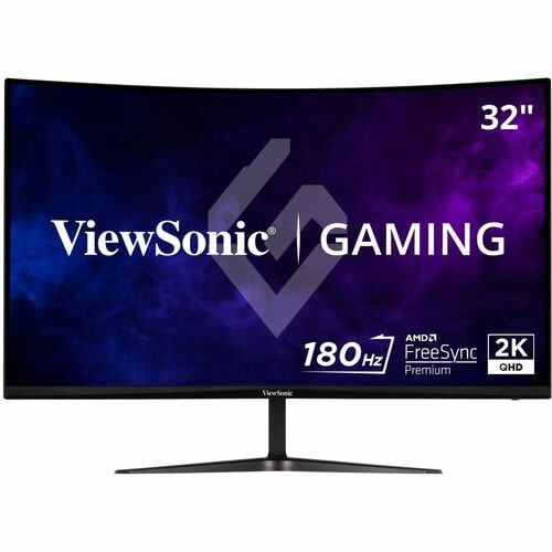 ViewSonic Entertainment VX3218C-2K 32" Class WQHD Curved Screen Gaming LED Monitor - 16:9 - Black - 80 cm (31.5") Viewable