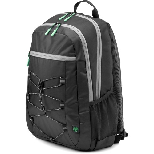 HP Active Carrying Case (Backpack) for 39.62 cm (15.60") Bottle - Black, Mint Green - Water Resistant, Damage Resistant - 