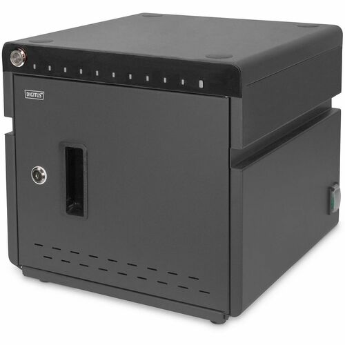Digitus Ladeschrank - Bildschirmgröße: Bis zu 35,6 cm (14 Zoll) - 34,5 cm Höhe x 36 cm Breite x 37 cm Tiefe - Desktop - St