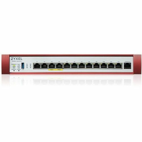 ZYXEL ZyWALL USG FLEX 500H Network Security/Firewall Appliance - 1 Year Security Bundle - 12 Port - 2.5GBase-T - 2.5 Gigab