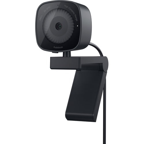 Dell WB3023 Webcam - USB 2.0 Type A - 2560 x 1440 Video - Auto-focus - 78° Angle - 2x Digital Zoom - Microphone - Windows 
