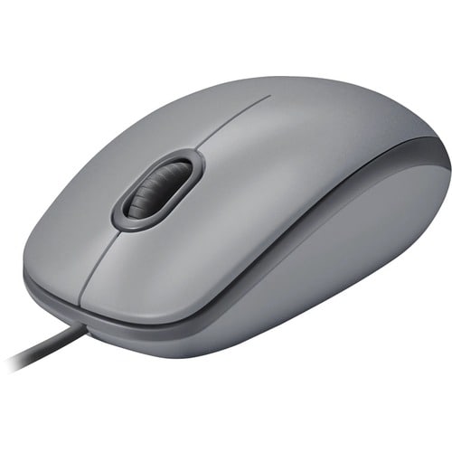 MOUSE COM FIO LOGITECH M110 CINZA