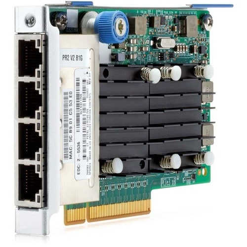 HPE 536FLR-T 10Gigabit Ethernet Card for Server - 10GBase-T - FlexibleLOM - PCI Express 3.0 x8 - 4 Port(s) - 4 - Twisted Pair