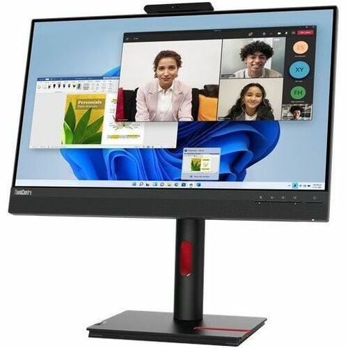 Lenovo ThinkCentre Tiny-In-One 24 Gen 5 24" Class Webcam Full HD LED Monitor - 16:9 - Black, Jet Black - 60.5 cm (23.8") V