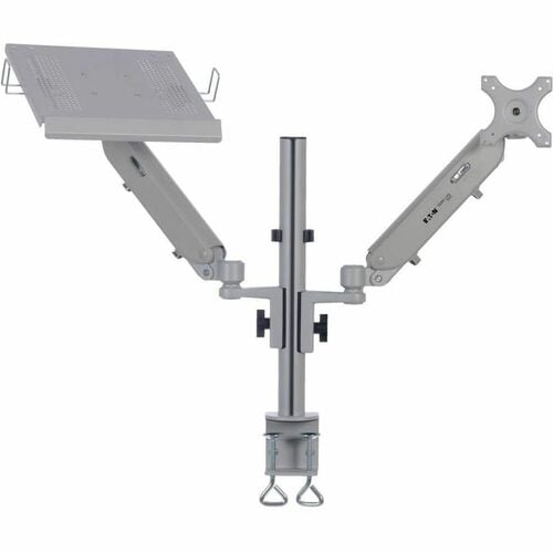 Tripp Lite series DDR1732NBMTAA Clamp Mount for Notebook, Monitor, Flat Panel Display, HDTV - Silver  - 1 Display(s) Suppo