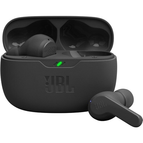 JBL Wave Beam True Wireless Earbud Stereo Earset - Black - Binaural - In-ear - Bluetooth/RF - 16 Ohm - 20 Hz to 20 kHz