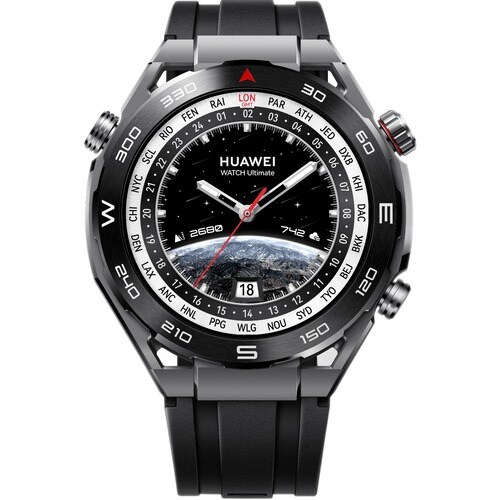 Huawei WATCH Ultimate Smartwatch - 48,50 mm Case Height - 48,50 mm Case Width - Schwarz Case Color - Schwarz Band Color - 