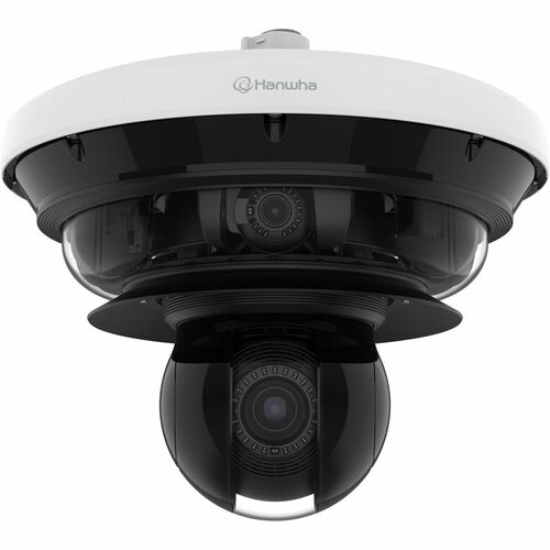 Wisenet PNM-C34404RQPZ 34 Megapixel Outdoor 4K Network Camera - Color - Dome - White - 656.17 ft Infrared Night Vision - H