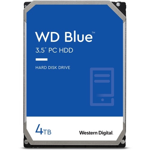 Western Digital Blue WD40EZAX 4 TB Hard Drive - 3.5" Internal - SATA (SATA/600) - Conventional Magnetic Recording (CMR) Me