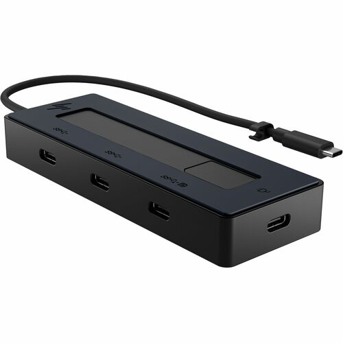 HP C型 USB 扩展插口 用于 移动工作站, 笔记本电脑 - 充电功能 - 便携式 - 4K - 3840 x 2160 - 2 x USB端口 - 2 x USB C 型端口 - C型USB - 有线 - Windows 10, Wind