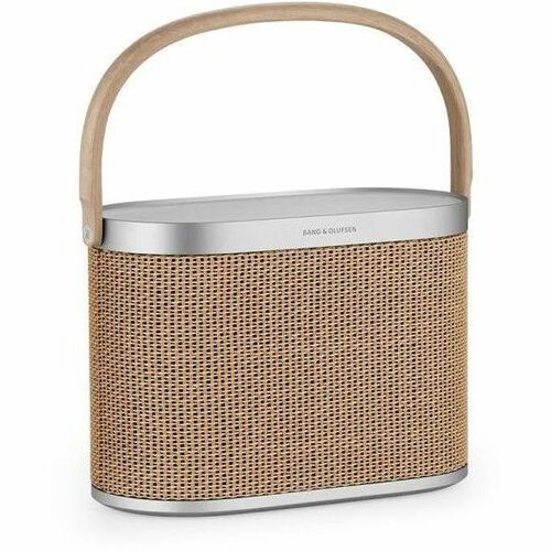 B&O Beosound A5 Portable Bluetooth Speaker System - 70 W RMS - Dark Oak - 32 Hz to 23 kHz - Wireless LAN - Battery Recharg
