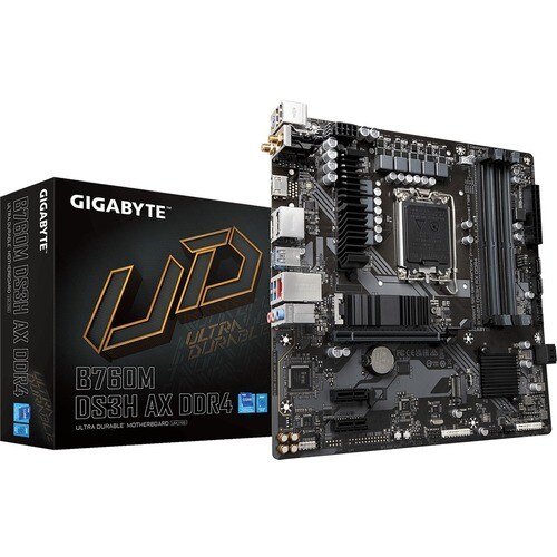 Gigabyte Motherboard B760M DS3H AX DDR4