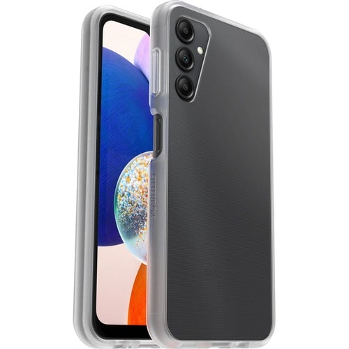 OtterBox React Case for Samsung Galaxy A14 5G Smartphone - Clear - Drop Resistant, Bacterial Resistant, Scrape Resistant -