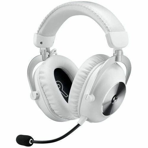 Logitech G LIGHTSPEED Wired/Wireless On-ear, Over-the-head, Over-the-ear Stereo Gaming Headset - White - Binaural - Circum