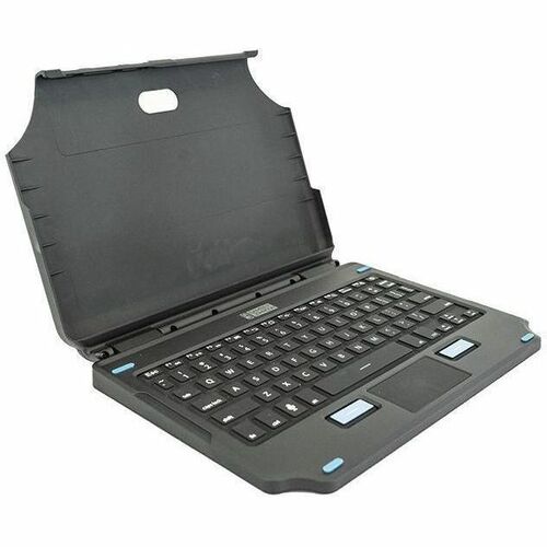 Gamber-Johnson Keyboard - Compact - Docking Connectivity - Pogo Pin Interface - TouchPad - German - Silicon Rubber Keyswit