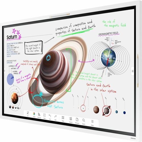 Samsung Flip Pro WM75B 190.5 cm (75") 4K UHD LCD Collaboration Display - Infrared (IrDA) - Touchscreen - 3840 x 2160 - 350