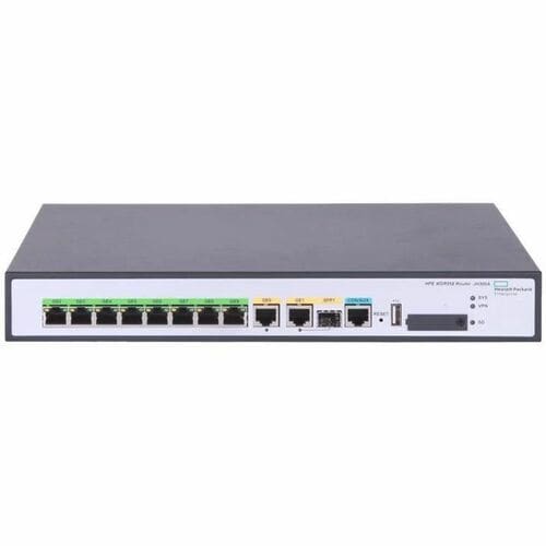 HPE FlexNetwork MSR95x MSR958X Router - 10 Anschlüsse - 8 RJ-45 Port(s) - 2 WAN Port(s) - Management-Port - 4 SFP+ Steckpl