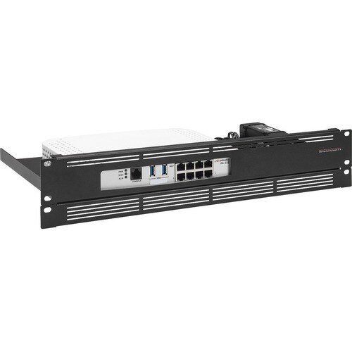 RACKMOUNT.IT PA-Rack RM-PA-T6 1.3U Rack-mountable Rack Shelf for Firewall - 482.60 mm Rack Width - Black