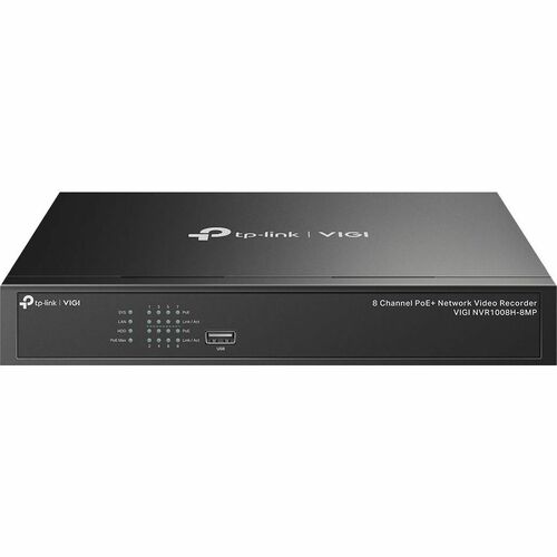 TP-Link VIGI VIGI NVR1008H-8MP 8 Kanäle Kabel Videoüberwachungsstation - Netzwerk-Videorekorder - HDMI - 4K Aufnahme