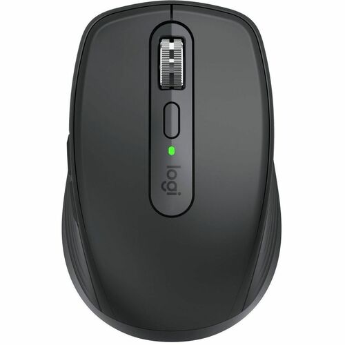 Logitech MX Anywhere 3S Mouse - Bluetooth - USB Type C - Darkfield - 6 Button(s) - Graphite Grey - Wireless - Rechargeable