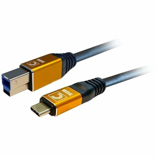 Comprehensive Pro AV/IT Specialist Series™ USB 3.0 (3.2 Gen1) 5G B Male to C Male Cable 10ft - 10 ft USB-C/USB-B Data Tran