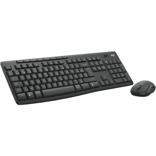 Logitech MK370 Rugged Keyboard & Mouse - AZERTY - Belgian - USB Type A Plunger Wireless Bluetooth Keyboard - 112 Key - Key