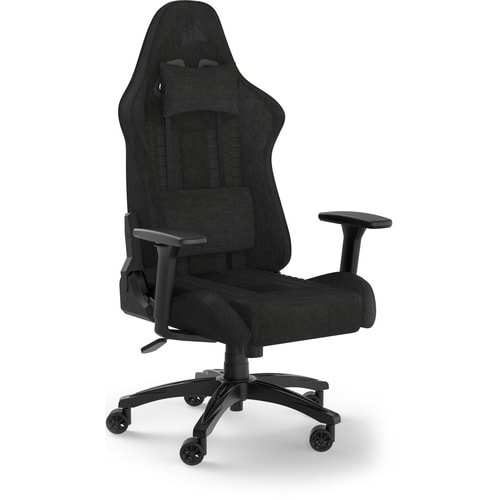 Sillón de Juego Corsair TC100 - Material/Tejido, Espuma de memoria, Acero, Nilón - Negro