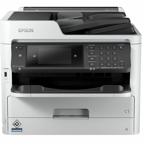 Impresora de inyección de tinta multifunción Epson WorkForce Pro WF-C5810 Con cable e inalámbrico - Color - Copiadora/Fax/