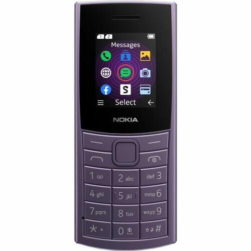 Nokia 110 4G (2023) Feature Phone - 1.8" TFT LCD QQVGA 120 x 160 - Series 30+ - 4G - Midnight Blue - Bar - 2.0 SIM Support