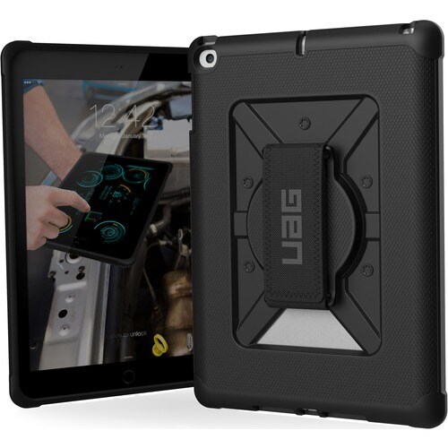 UAG APPLE IPAD 2017 9.7IN SCREEN HANDSTRAP CASE BLACK