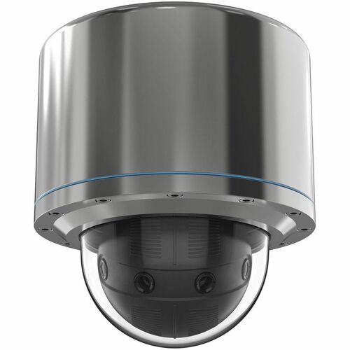 AXIS ExCam XF P3807 8 Megapíxel Externo Câmara de rede - Cor - Dome - Prata - Compatível com TAA - Motion JPEG, H.264B (MP
