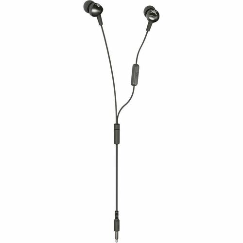 JBL C200SI Wired Earbud Stereo Earset - Gun Metal - Google Assistant, Siri - Binaural - In-ear - 16 Ohm - 20 Hz to 20 kHz 